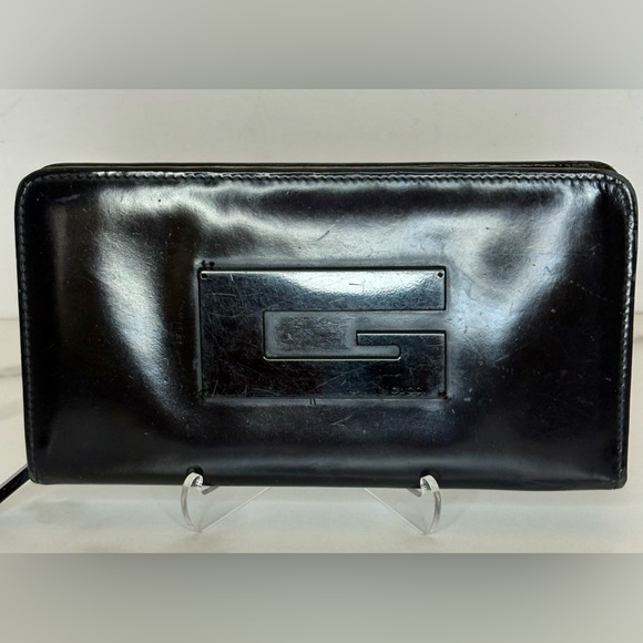 Gucci Square G Continental Wallet Black - Picture 1 of 10